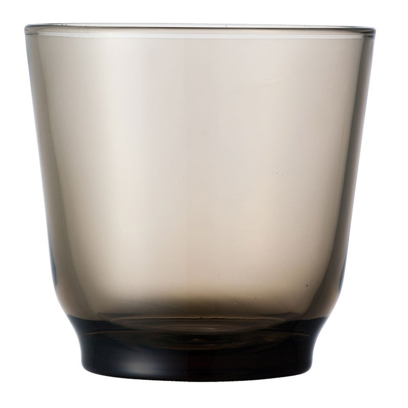 Kinto 26873 HIBI Glass Tumbler, 7.8 fl oz (220 ml), Brown - Image 1